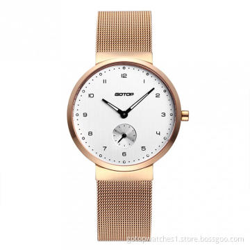 FEATURES OF SS388-02 ROSE GOLD WOMEN'S WATCH WITH MESH BAND